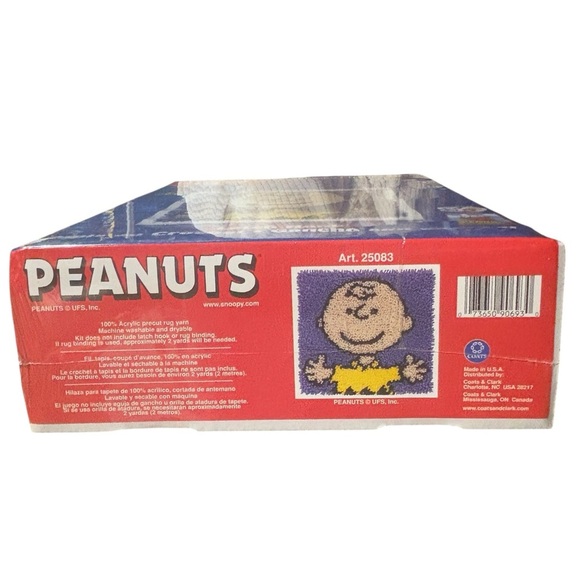 Happy Charlie Brown PEANUTS J & P Coats Latch Hook Kit Sealed 50th Anniversary - Picture 3 of 6